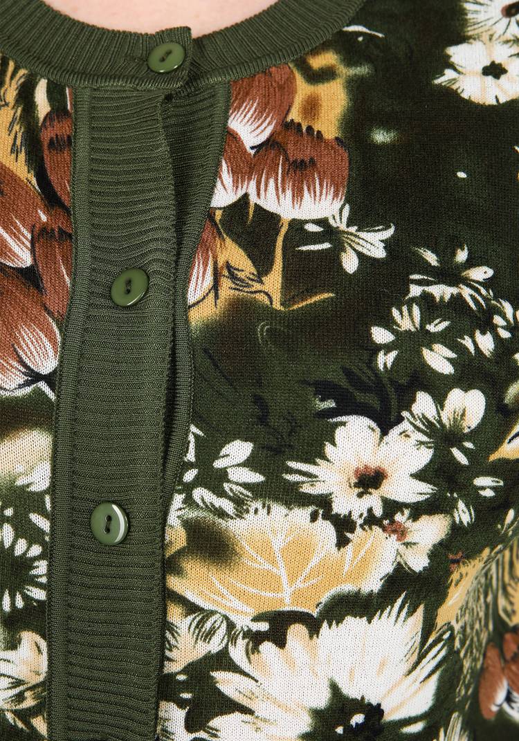 Кардиган Цветочная иллюзия шир.  750, рис. 12