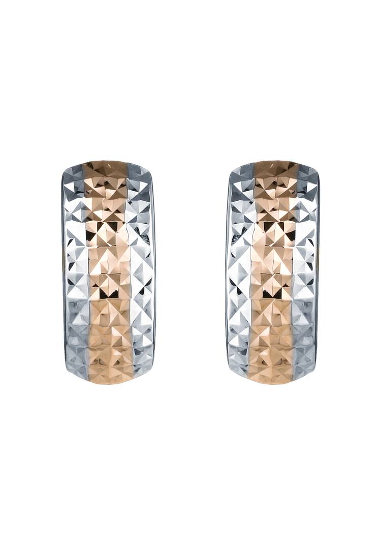 Серьги золотые Роскошный блеск шир.  750, рис. 8