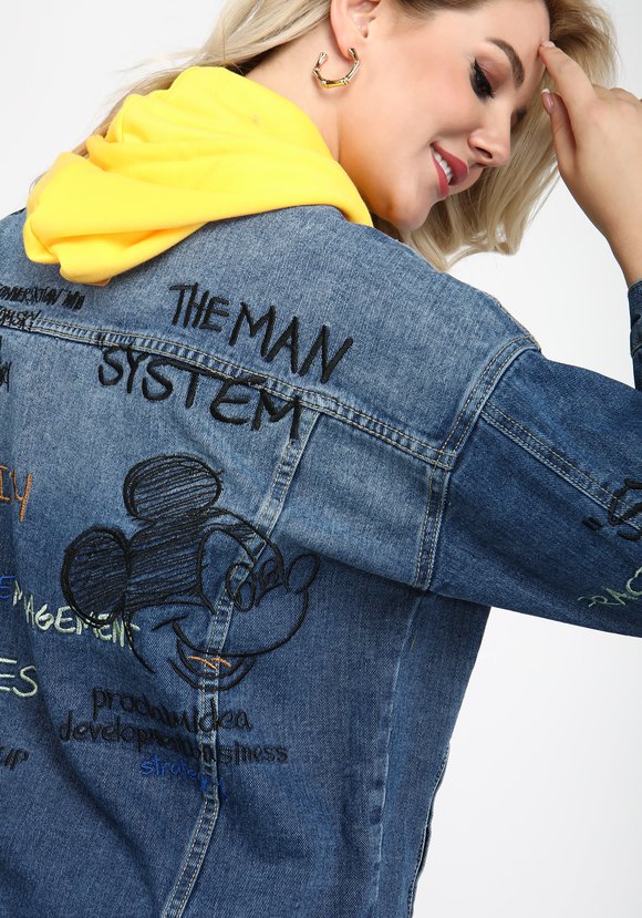 Куртка Яркий принт шир.  580, рис. 12