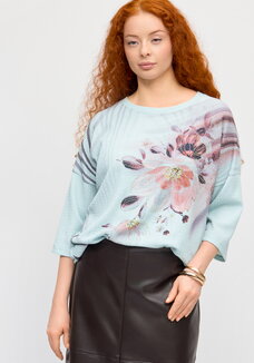 Блуза с принтом Миланика