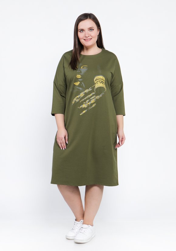 Платье Роскошная леди шир.  580, рис. 1