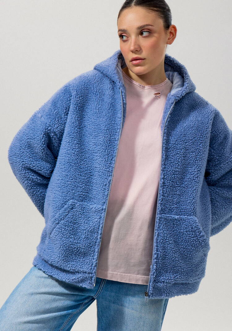 Толстовка тедди с капюшоном шир.  750, рис. 10