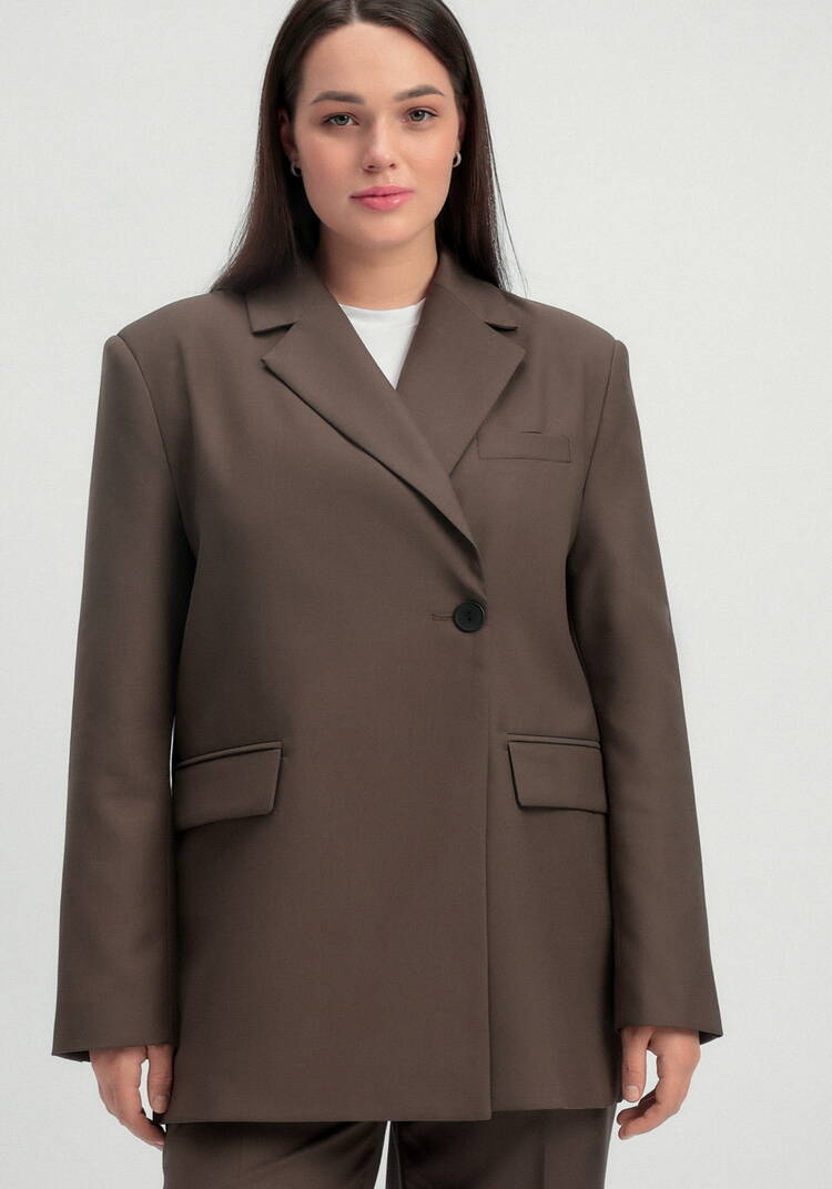 Пиджак с разрезом по спинке шир.  750, рис. 26