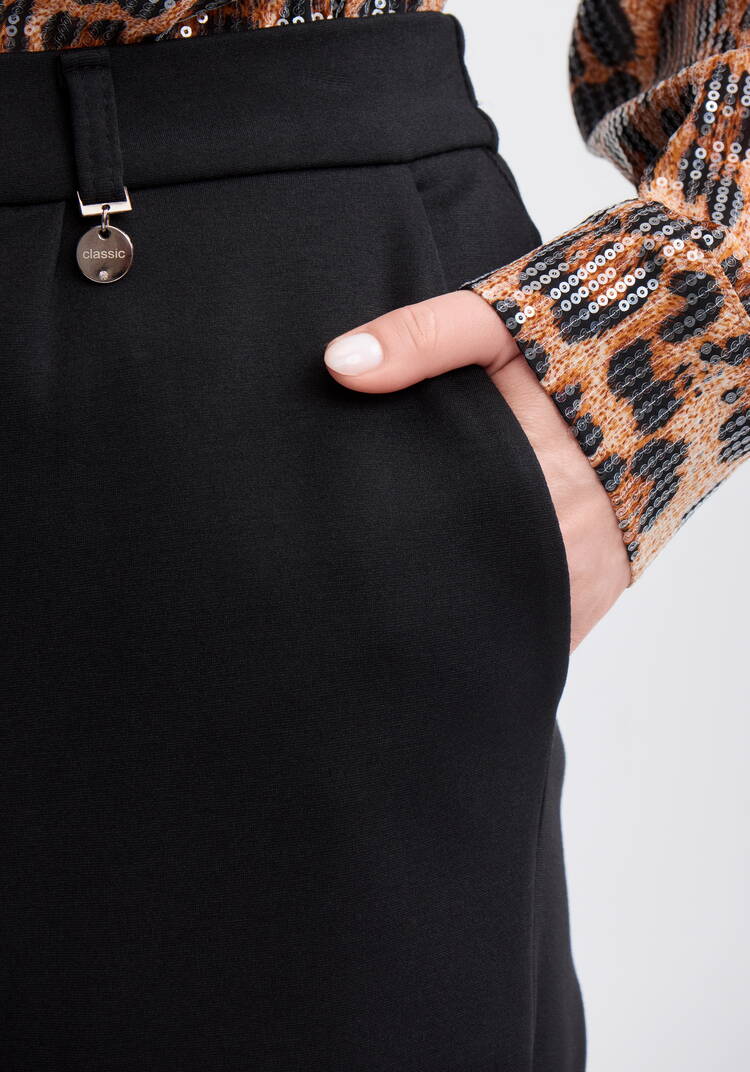 Брюки трикотажные с мелким ворсом внутри шир.  750, рис. 5