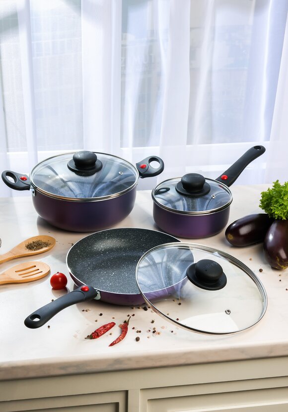 Кастрюля,сковорода,ковш + блинница в подарок шир.  580, рис. 2