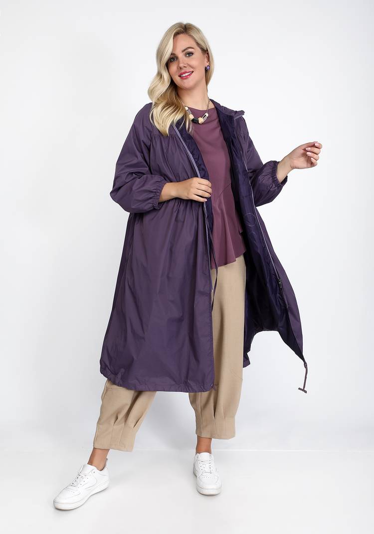 Плащ-парка с капюшоном шир.  750, рис. 17