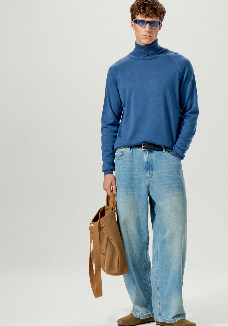 Свитер базовый с высоким воротом шир.  750, рис. 14