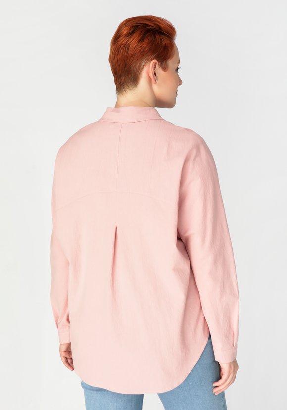 Рубашка с накладными карманами шир.  580, рис. 7