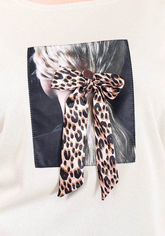 Блуза Интересный элемент шир.  580, рис. 4