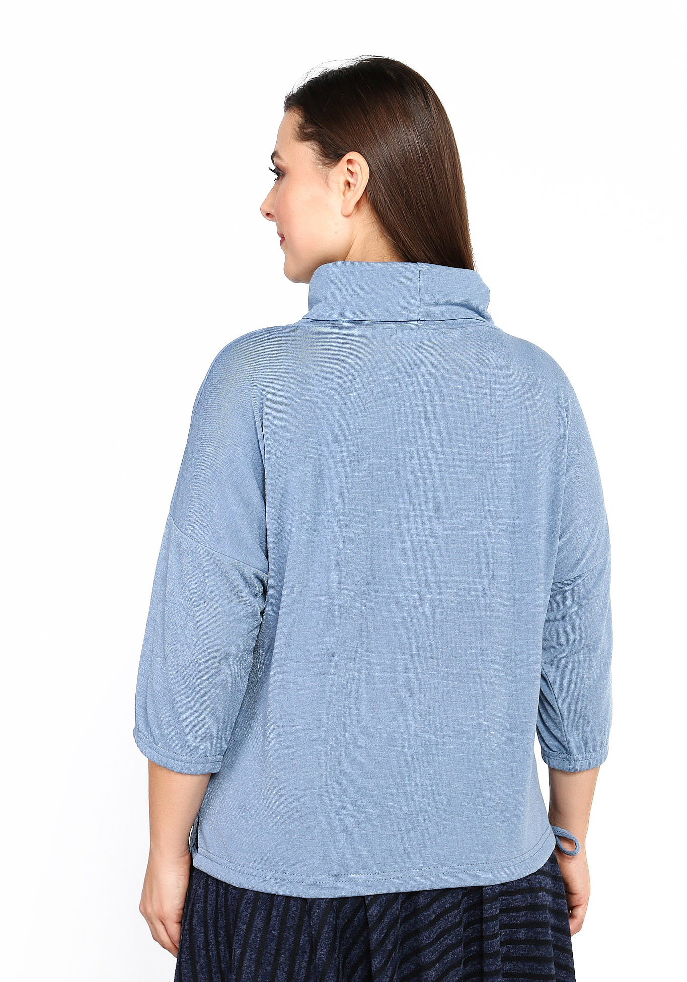 Блуза "Стильная мечта" Синель, размер 56, цвет тёмно-синий - фото 10