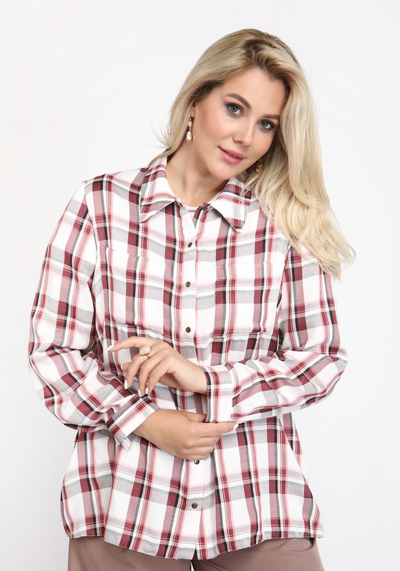 Блуза легкая с карманами шир.  580, рис. 9