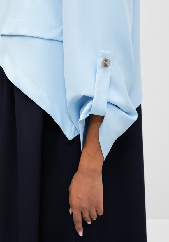 Платье с отрезной кокеткой по талии шир.  580, рис. 21