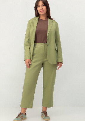 Брюки бананы 7/8 джинсовые