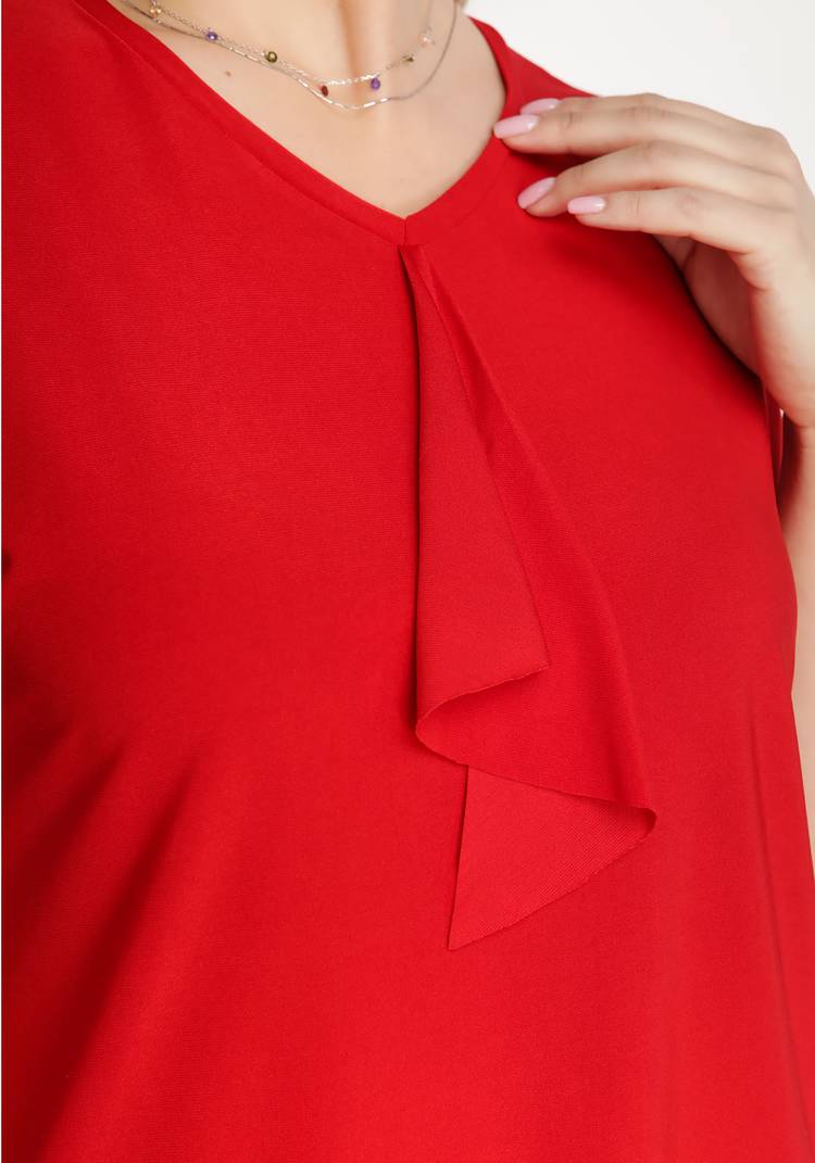 Блуза с воланом спереди шир.  750, рис. 15