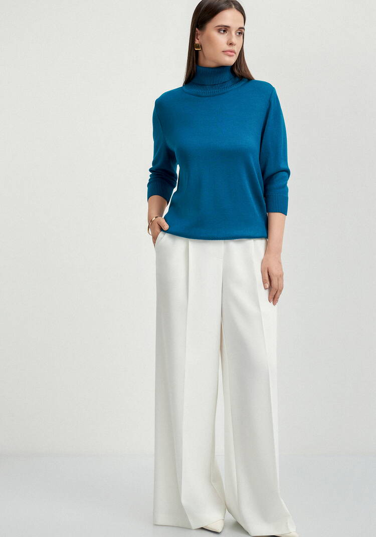 Джемпер-водолазка с рукавом 3/4 шир.  750, рис. 24