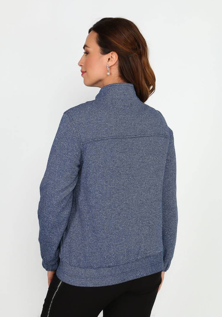 Бомбер на молнии с поясом-резинкой шир.  750, рис. 6