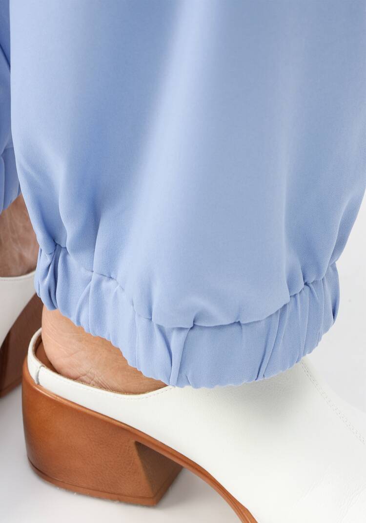 Брюки бананы на резинке с карманами шир.  750, рис. 30