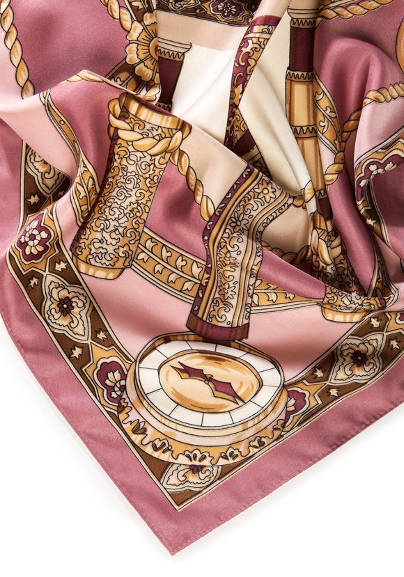 Платок шелковый Клео шир.  580, рис. 2