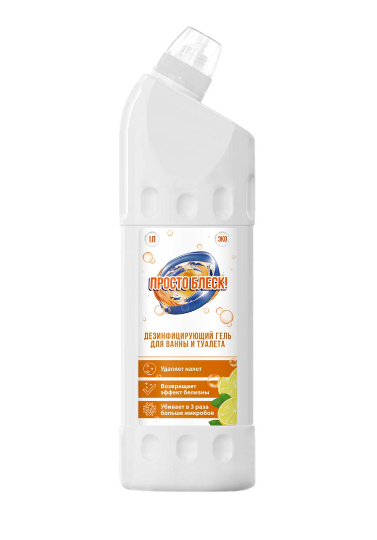 Гель для туалета Просто блеск, 3 шт. шир.  750, рис. 2