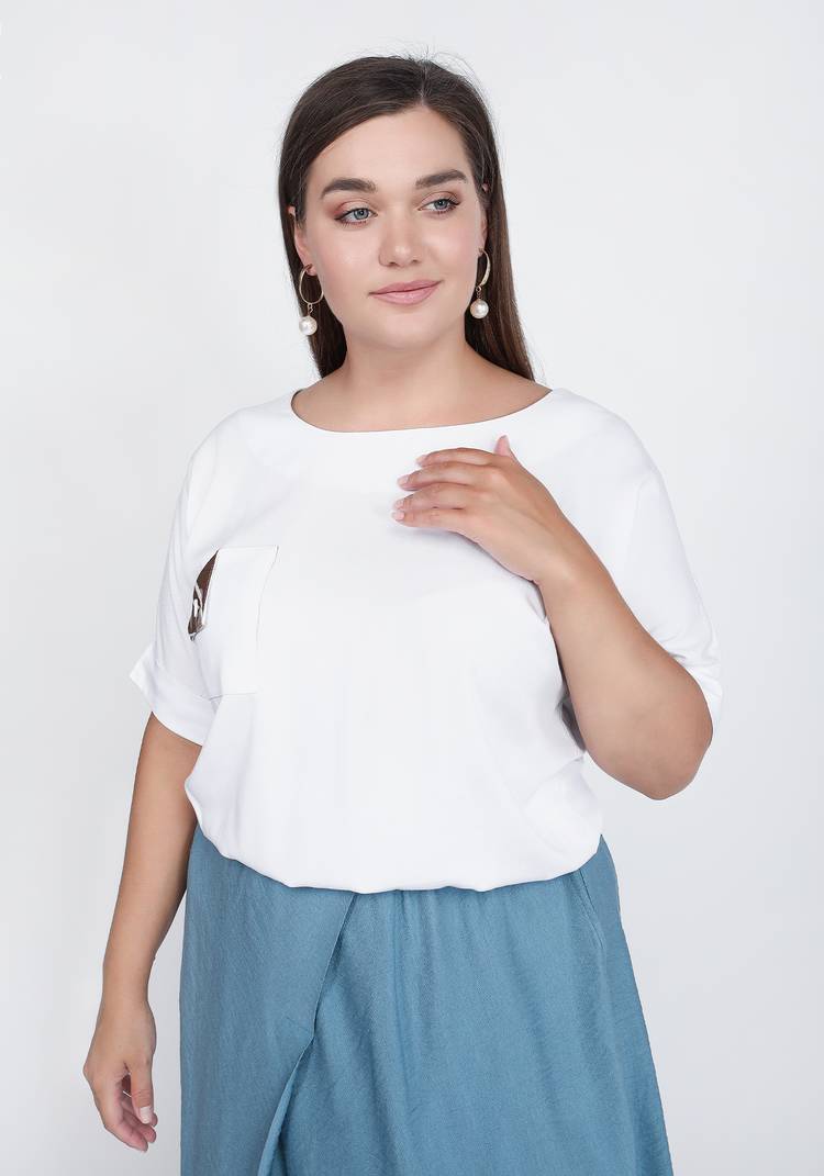 Блуза Прекрасное сочетание шир.  750, рис. 5