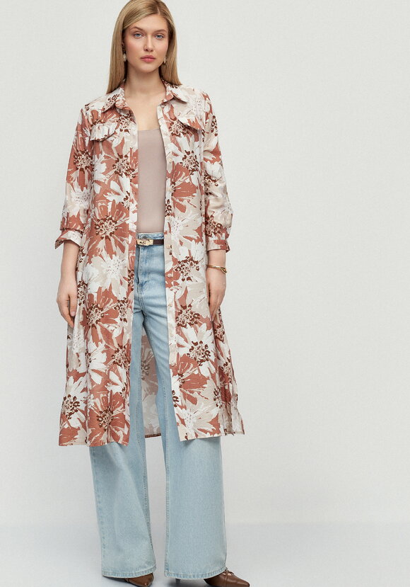 Платье-рубашка с принтом на поясе Вивьен шир.  580, рис. 2