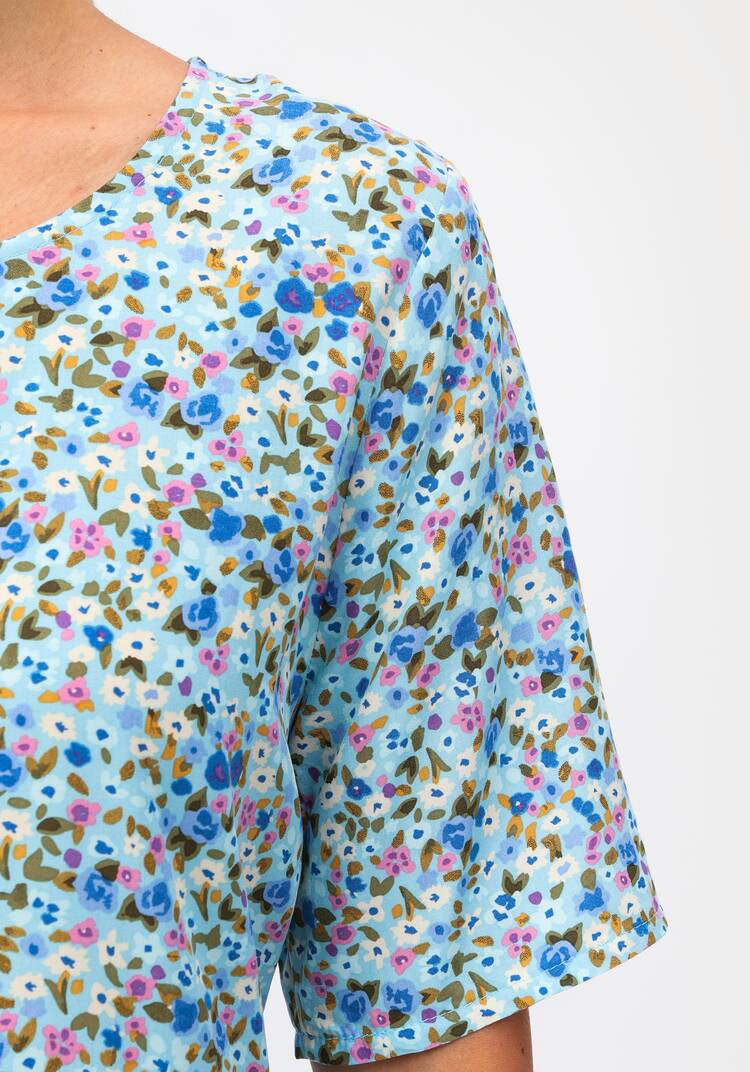 Платье Яркий цветок шир.  750, рис. 10