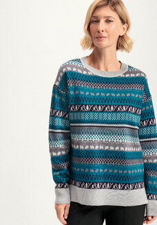 Джемпер со скандинавским рисунком