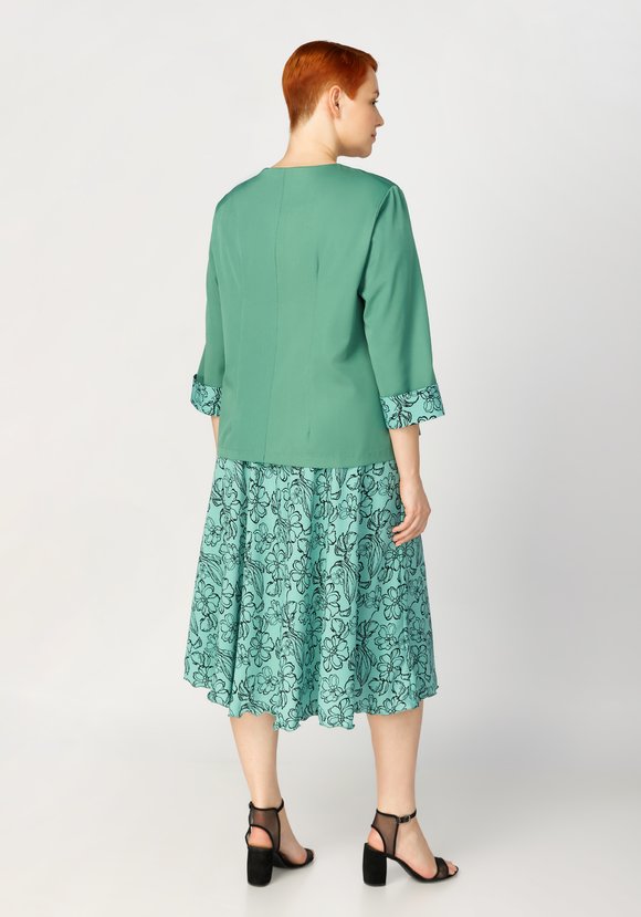 Комплект: пиджак с юбкой шир.  580, рис. 17