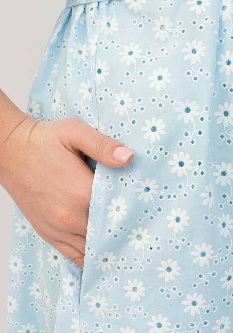 Платье с имитацией вышивки шир.  750, рис. 7