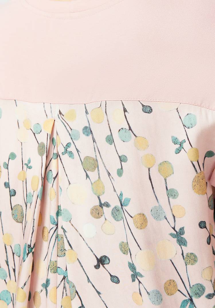 Блуза в комбинации из двух тканей шир.  750, рис. 11