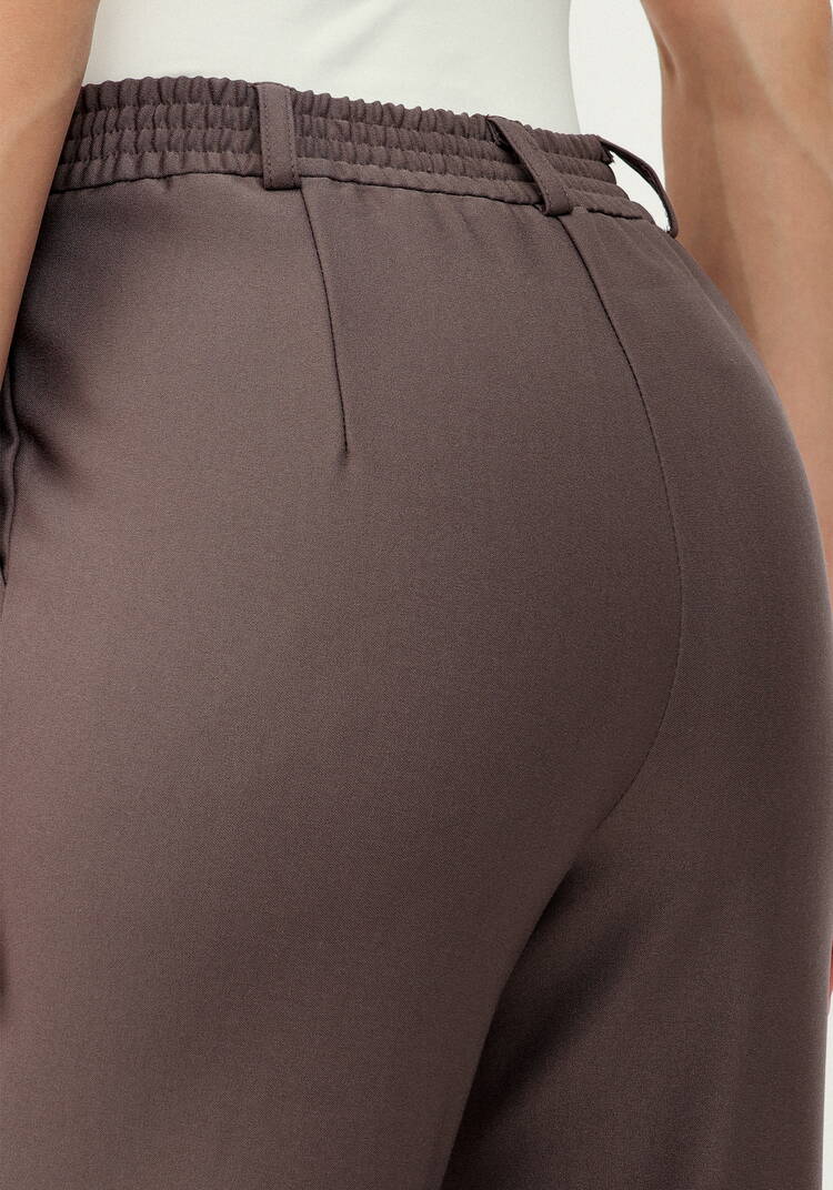 Брюки прямые из костюмной ткани шир.  750, рис. 10