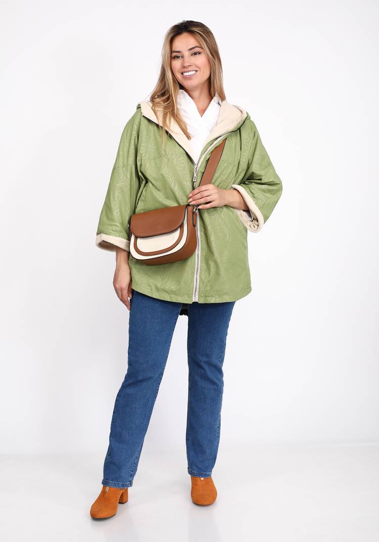 Куртка с капюшоном на подкладке из эко-меха шир.  750, рис. 15