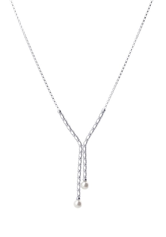 Серебряное колье Голливуд шир.  580, рис. 1