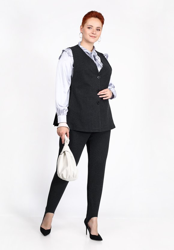 Жилет с регулировкой ширины в боковых швах шир.  580, рис. 7