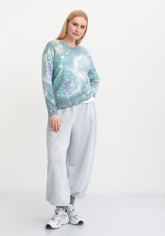 Джемпер Цветочная симфония шир.  580, рис. 7