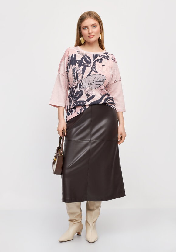 Блуза с цветочным принтом Амелия шир.  580, рис. 8