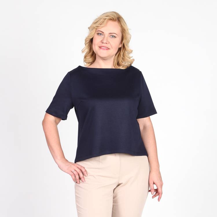 Блуза с запахом на спине шир.  750, рис. 4