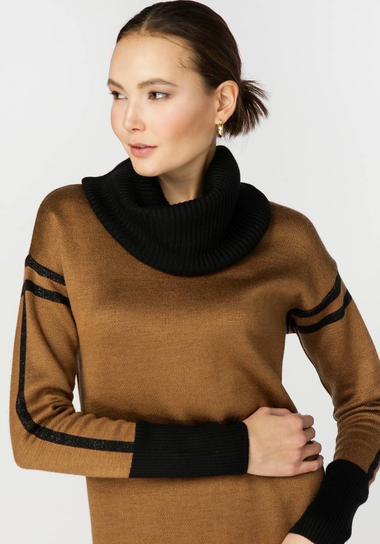 Платье прямого силуэта с контрастной отделкой шир.  750, рис. 8