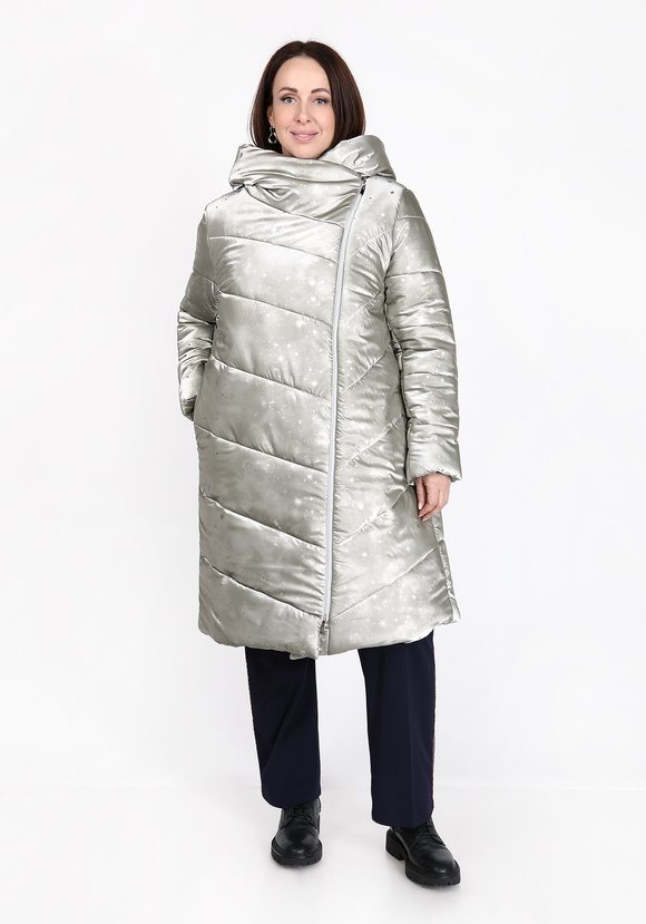 Пальто со светоотражающим эффектом шир.  580, рис. 1