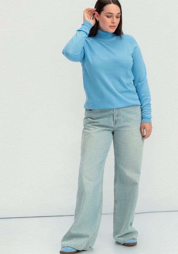 Джемпер прямого силуэта с высоким воротом шир.  580, рис. 26