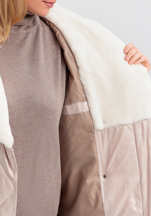 Пуховик со съемным капюшоном Адель шир.  580, рис. 14