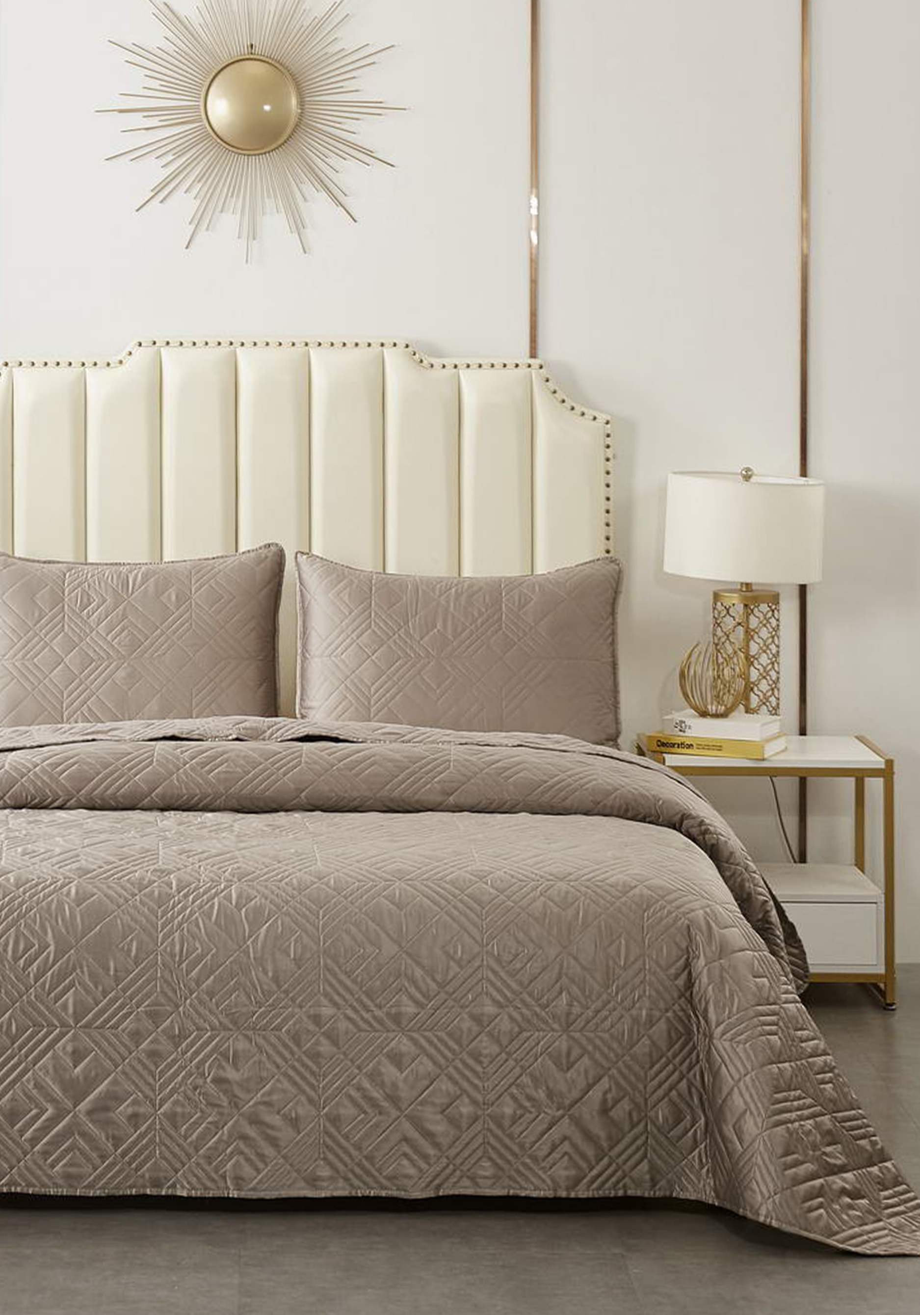 

Покрывало с наволочками "София", Бежевый