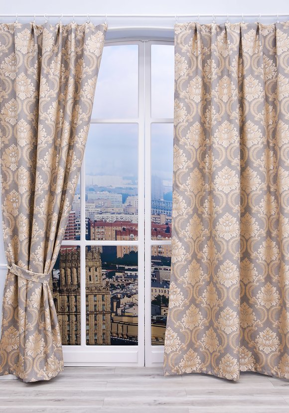 Комплект портьер из жаккарда Марго шир.  580, рис. 2