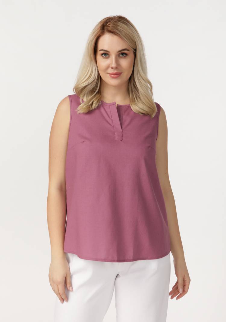 Блуза без рукавов с круглым вырезом шир.  750, рис. 20