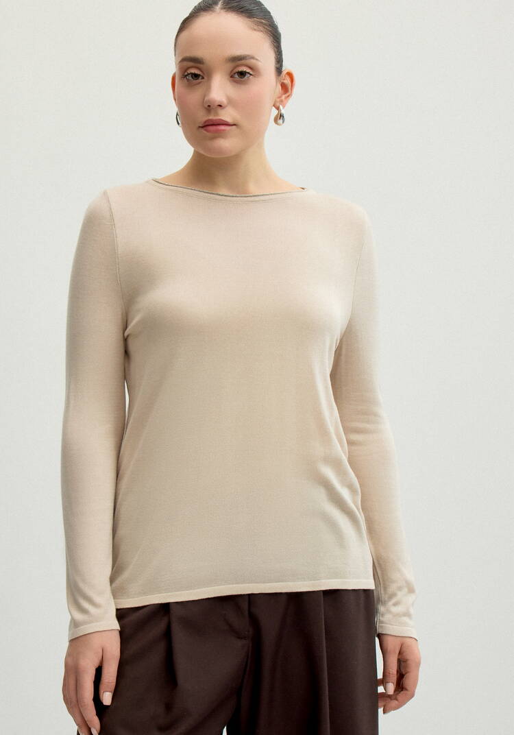 Джемпер базовый однотонный шир.  750, рис. 22