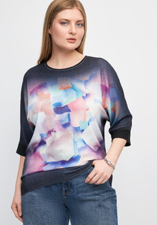 Блуза со стразами Амилия