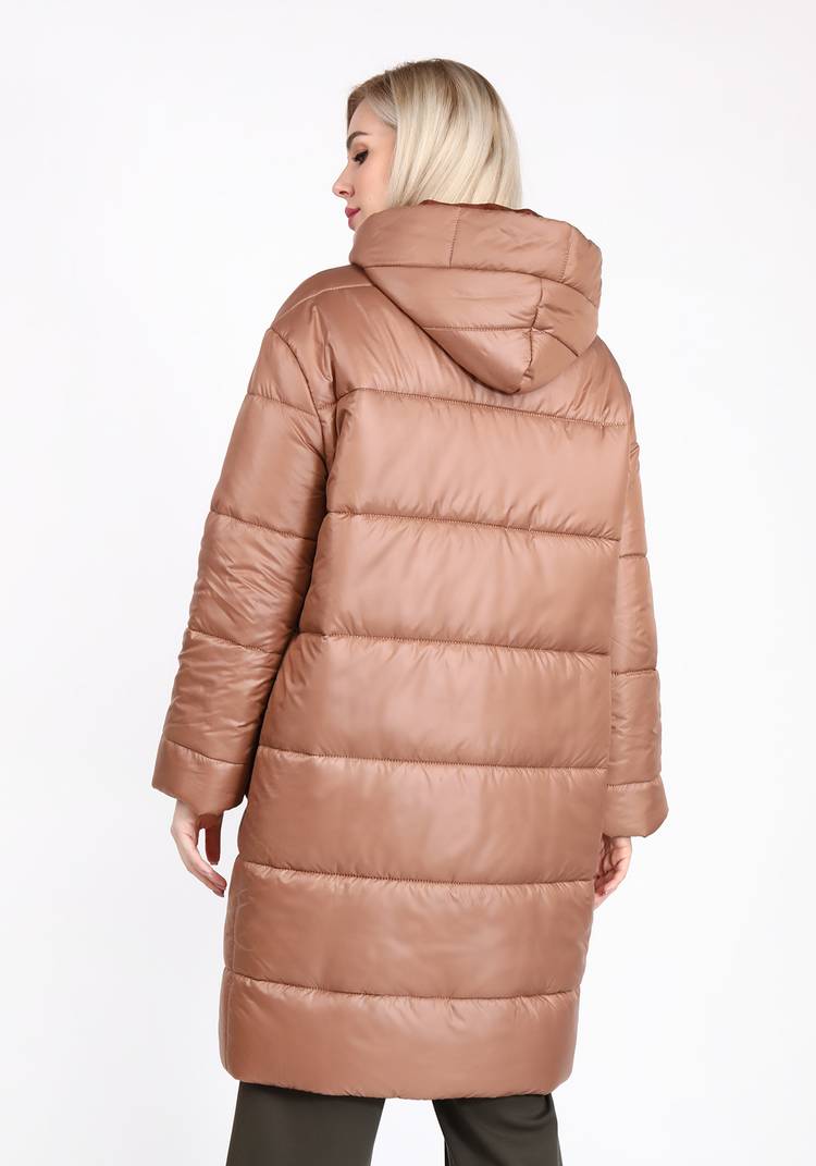 Пальто с горизонтальной стежкой шир.  750, рис. 6