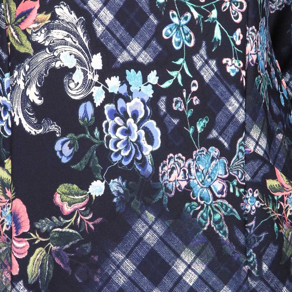 Туника с карманами и ярким принтом шир.  580, рис. 8