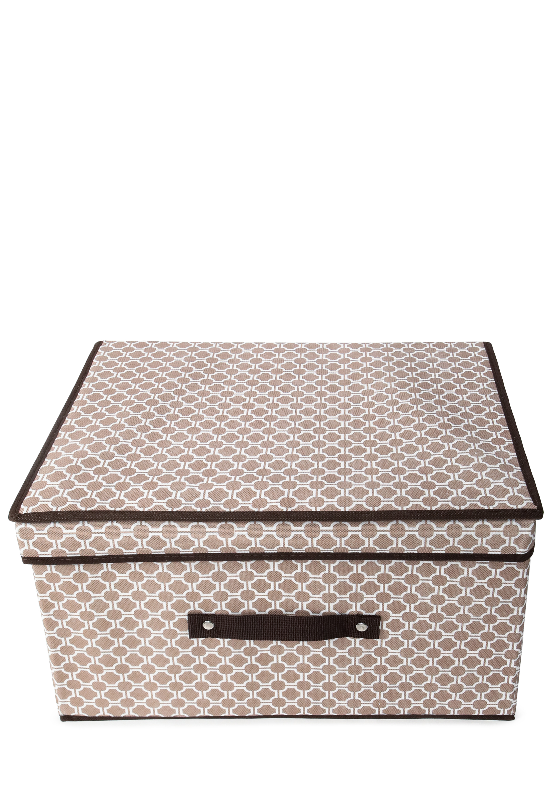 Короб для хранения с крышкой "Милана", цвет серый - фото 2