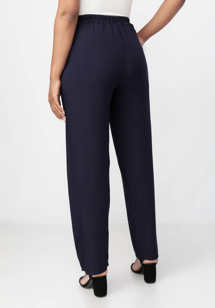 Брюки прямые с резинкой по поясу шир.  750, рис. 13